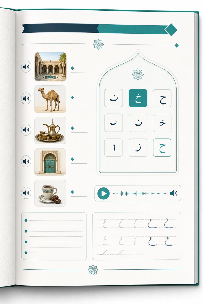 Page intérieure du livre de l'élève Al Basit